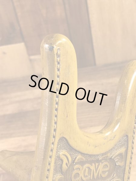 acmeのレザー調の70年代ビンテージブーツジャック