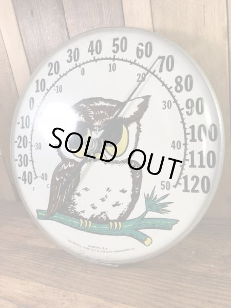 The Original Jumbo Dial社製のフクロウの70’sヴィンテージ湿度計