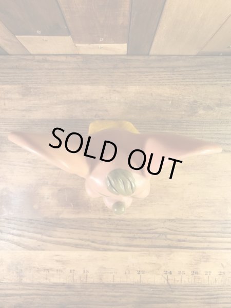 チアリーダーのフロリダマウスの70年代ビンテージ貯金箱