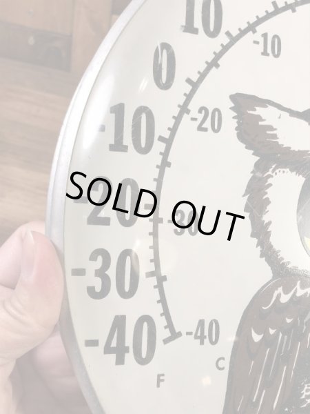 The Original Jumbo Dial社製のフクロウの70’sヴィンテージ湿度計