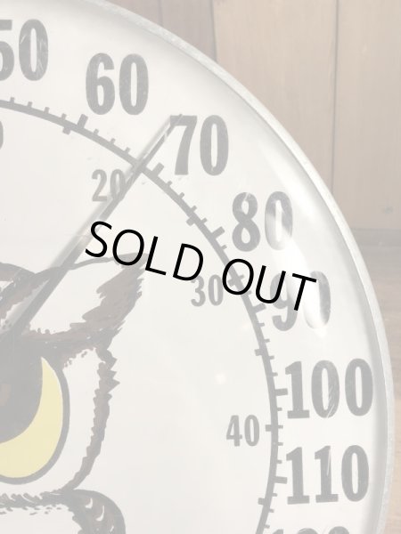 The Original Jumbo Dial社製のフクロウの70年代ビンテージサーモメーター