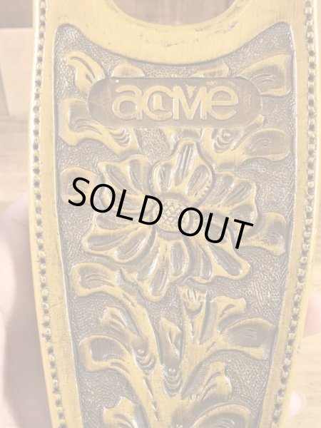 acmeのレザー調の70年代ビンテージブーツジャック