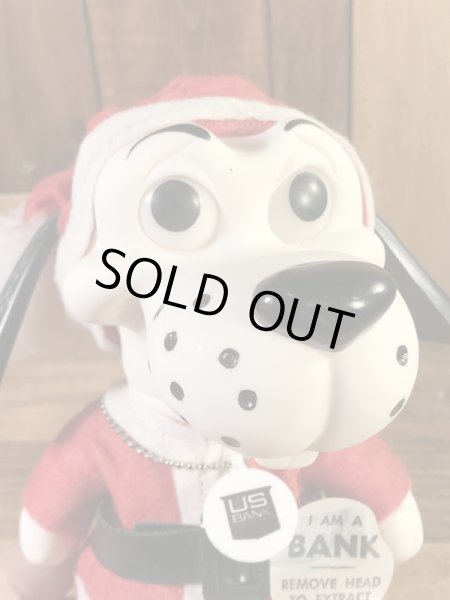 サンタクロースのロイデスドッグの60年代ビンテージ貯金箱フィギュア