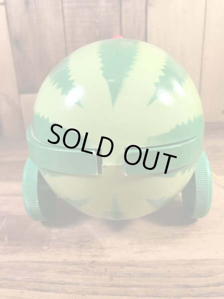 Vanda Cragstan社製のワッキーメロンの60年代ビンテージプルトイ