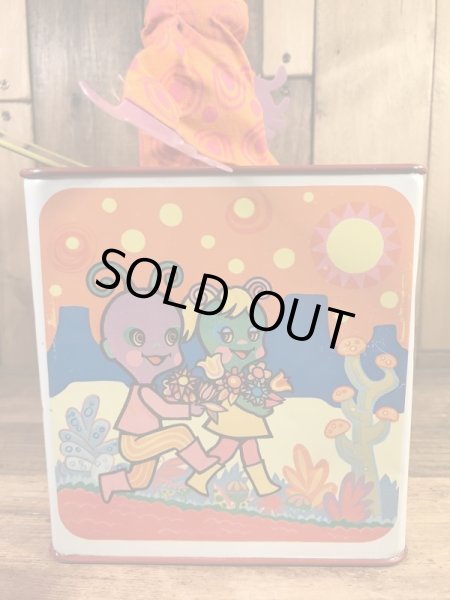 マテル社製のブリッピーの60年代ビンテージびっくり箱トイ