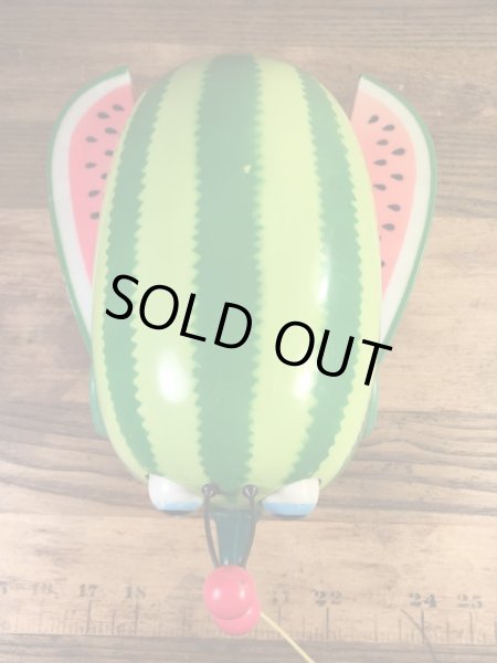 Vanda Cragstan社製のWacky Melonの60’sヴィンテージプルトイ