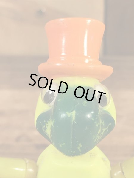 TM British Patentのカメの70’sヴィンテージプラッシュアップパペット