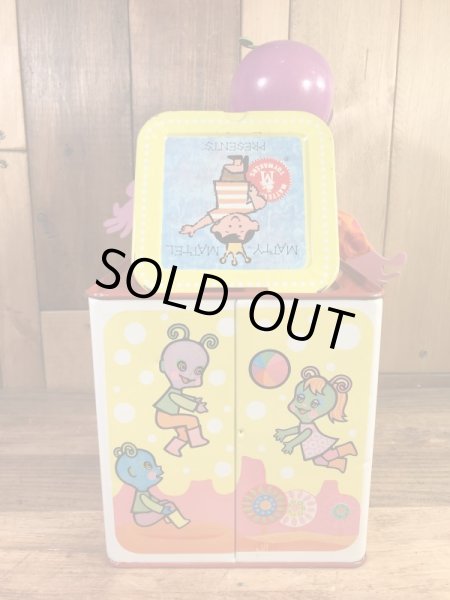 マテル社製のブリッピーの60年代ビンテージびっくり箱トイ