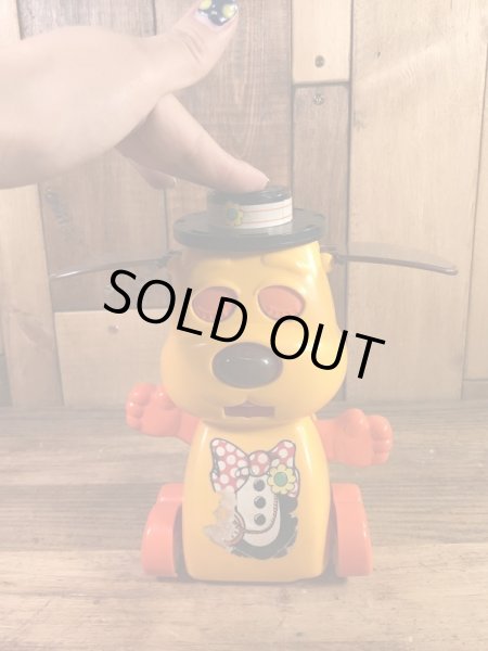 Tomy社製のDoggone Dogの80年代ビンテージプッシュトイ