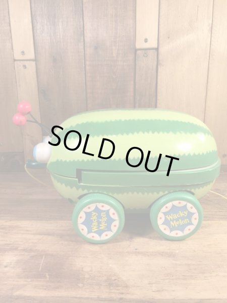 Vanda Cragstan社製のWacky Melonの60’sヴィンテージプルトイ