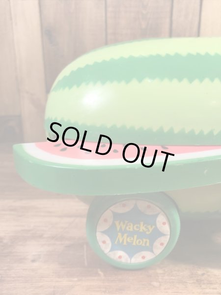 Vanda Cragstan社製のワッキーメロンの60年代ビンテージプルトイ