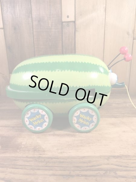 Vanda Cragstan社製のWacky Melonの60’sヴィンテージプルトイ