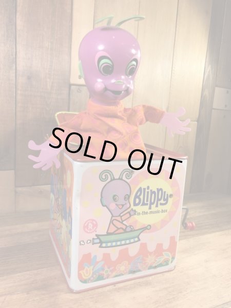 マテル社製のブリッピーの60年代ビンテージびっくり箱トイ