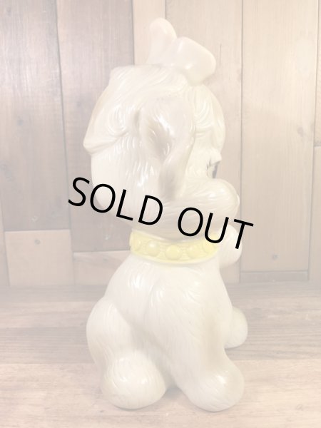 Russ Berrie社製のPuppy Dogの70’sヴィンテージコインバンクドール