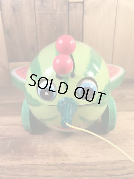 Vanda Cragstan社製のWacky Melonの60’sヴィンテージプルトイ