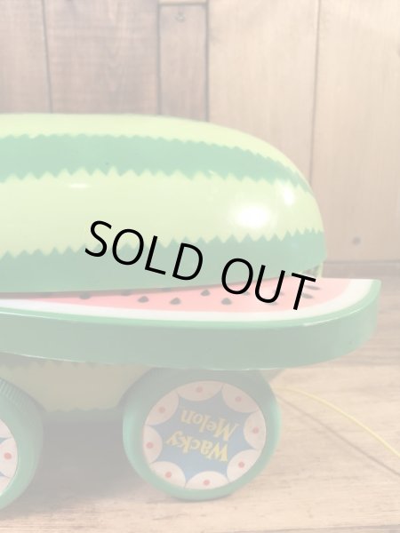 Vanda Cragstan社製のWacky Melonの60’sヴィンテージプルトイ