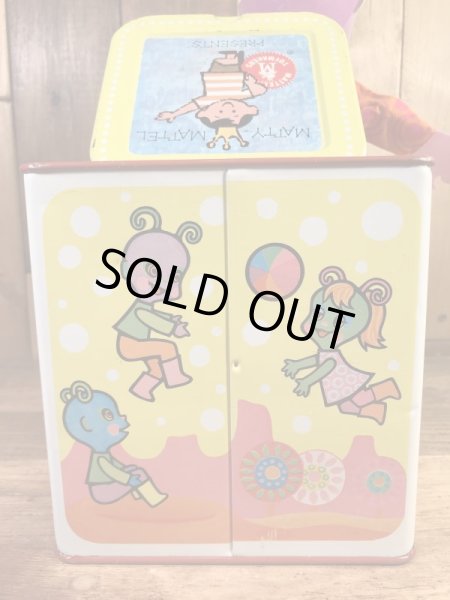 マテル社製のブリッピーの60年代ビンテージびっくり箱トイ