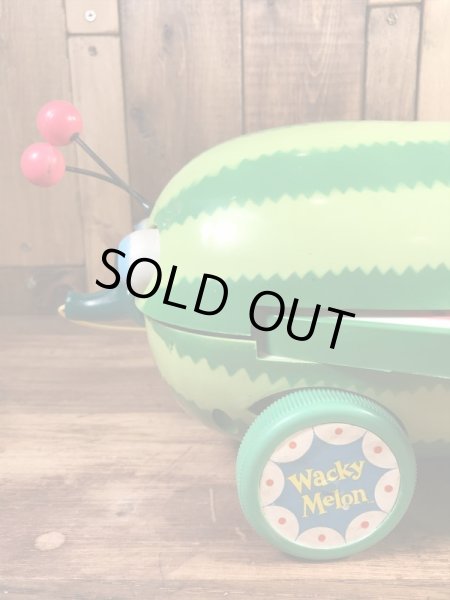 Vanda Cragstan社製のワッキーメロンの60年代ビンテージプルトイ