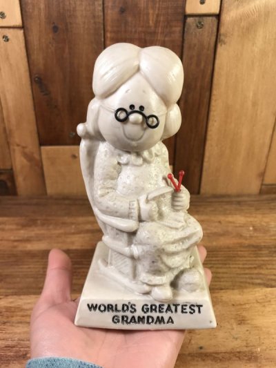 画像3: Sillisculpts “World's Greatest Grandma” Message Doll　シリスカルプス　ビンテージ　メッセージドール　70年代