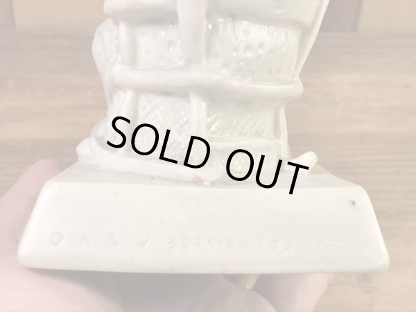 “World's Greatest Grandma”のメッセージが書かれたシリスカルプスの70年代ビンテージメッセージドール