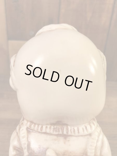 “Grandpa You're Very Special”のメッセージが書かれたシリスカルプスの70年代ビンテージメッセージドール