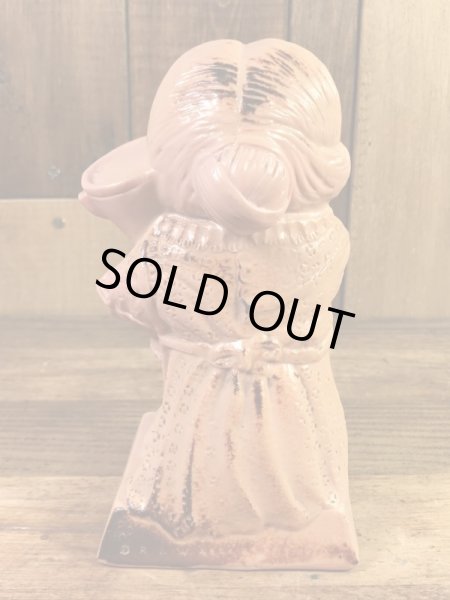 “World's Bast Mother”のメッセージが書かれたシリスカルプスの70年代ビンテージメッセージドール