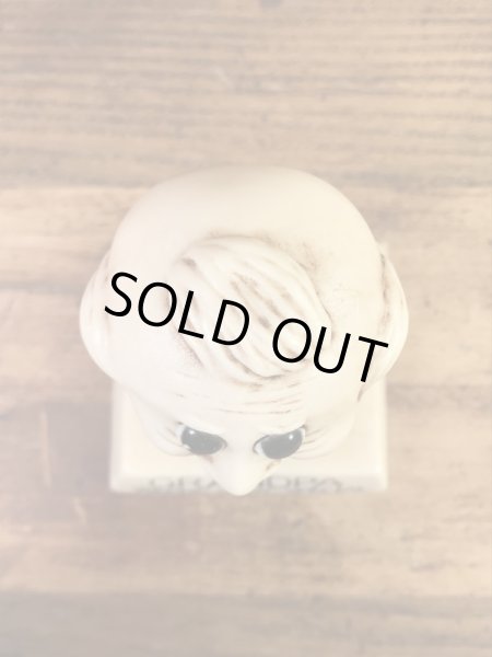 “Grandpa You're Very Special”のメッセージが書かれたシリスカルプスの70年代ビンテージメッセージドール