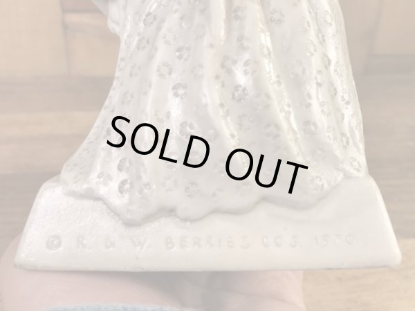 “World's Bast Mother”のメッセージが書かれたシリスカルプスの70年代ビンテージメッセージドール