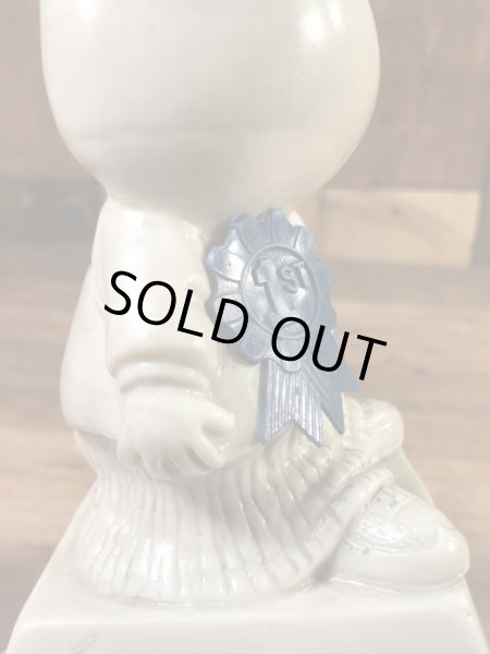 “World's Bast Father”のメッセージが書かれたシリスカルプスの70年代ビンテージメッセージドール