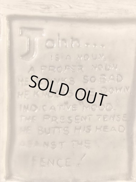 R&W Berries社製のシリスカルプスの70’sヴィンテージメッセージドール