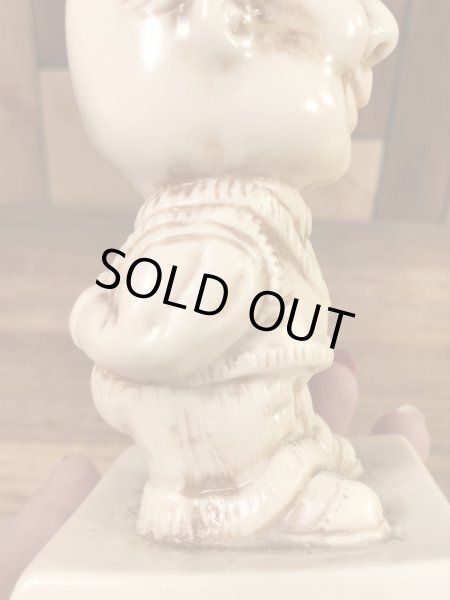 “Grandpa You're Very Special”のメッセージが書かれたシリスカルプスの70年代ビンテージメッセージドール