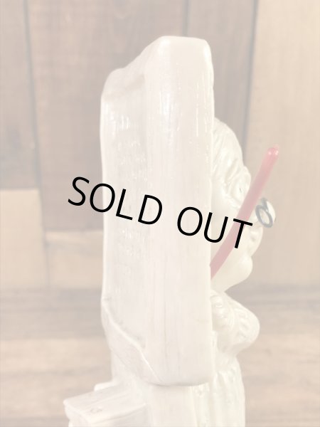 “World's Best Teacher...”のメッセージが書かれたシリスカルプスの70年代ビンテージメッセージドール