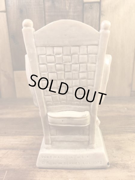 “Get Well Soon”のメッセージが書かれたシリスカルプスの70年代ビンテージメッセージドール