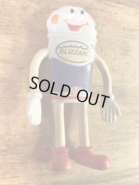 デイリークイーンのブリザードの90年代ビンテージベンダブルフィギュア