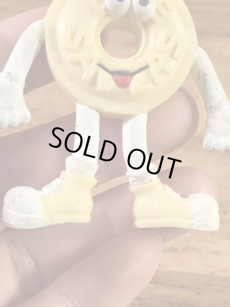 アドバタイジングキャラクターのライフセーバーズの90’sヴィンテージベンダブルフィギュア