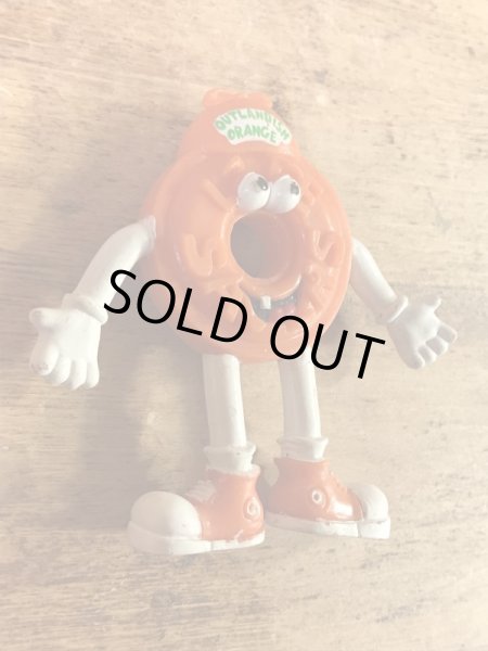 ライフセーバーズのオレンジの90年代ビンテージPVCフィギュア