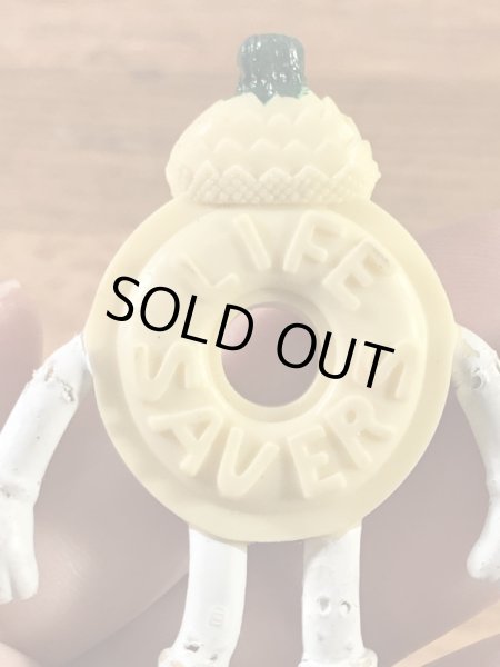 アドバタイジングキャラクターのライフセーバーズの90’sヴィンテージベンダブルフィギュア