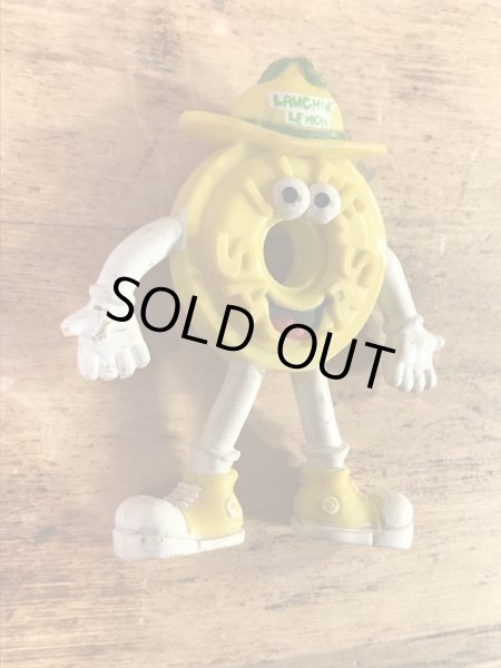 ライフセーバーズのレモンの90年代ビンテージPVCフィギュア