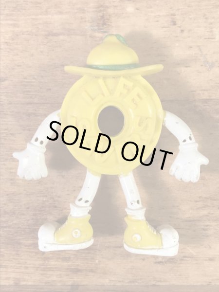 企業キャラクターのライフセーバーズの90’sヴィンテージベンダブルフィギュア