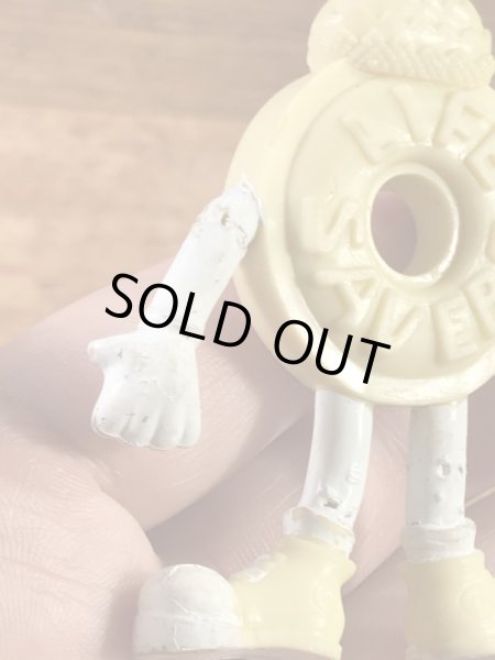 アドバタイジングキャラクターのライフセーバーズの90’sヴィンテージベンダブルフィギュア