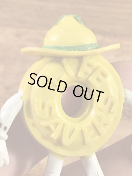 企業キャラクターのライフセーバーズの90’sヴィンテージベンダブルフィギュア