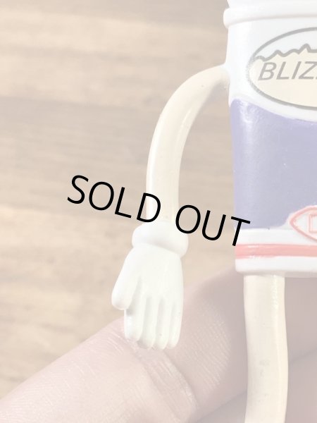 デイリークイーンのブリザードの90年代ビンテージベンダブルフィギュア