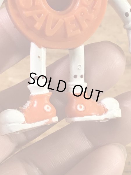 ライフセーバーズのオレンジの90年代ビンテージPVCフィギュア