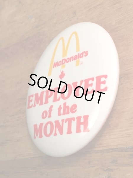 カナダのマクドナルドの80’s〜ヴィンテージ缶バッチ