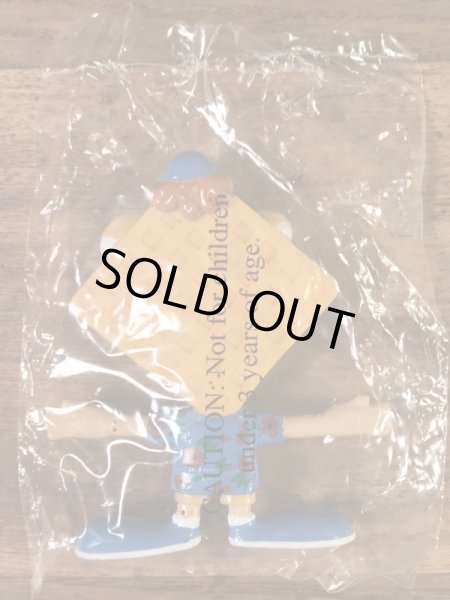 アドバタイジングキャラクターのBreakfast Headの90’sヴィンテージベンダブルフィギュア