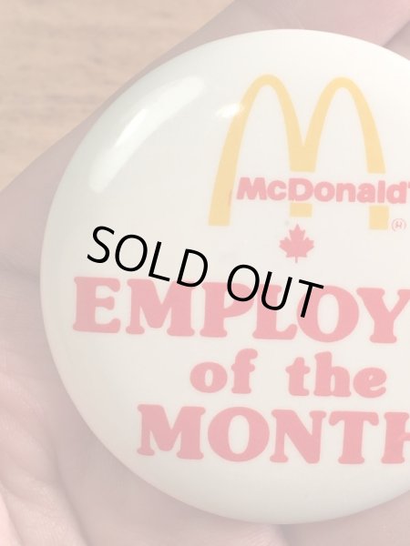 カナダのマクドナルドの80年代〜ビンテージ缶バッジ