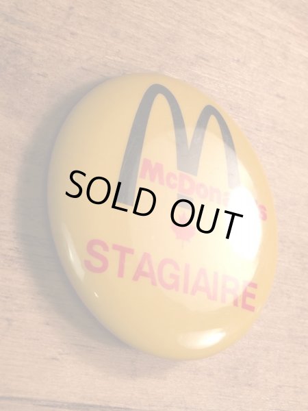 カナダのマクドナルドの80年代〜ビンテージ缶バッジ