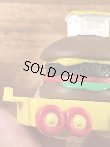 ソニックドライブインのハンバーガーの90年代ビンテージミールトイ