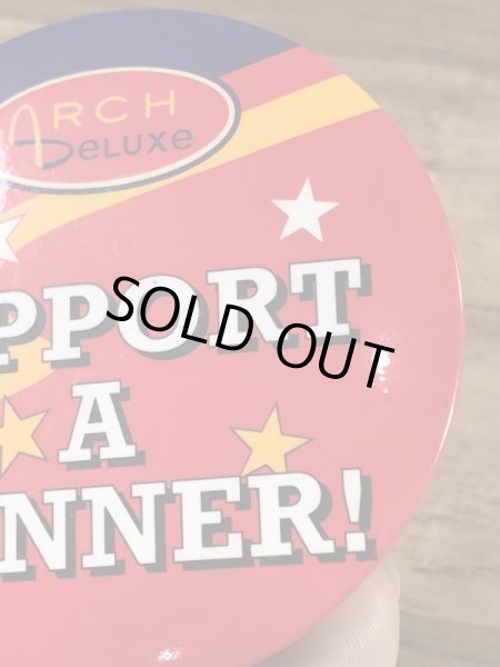 マクドナルドのアーチデラックスの90年代ビンテージ缶バッジ