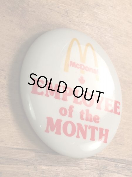 カナダのマクドナルドの80年代〜ビンテージ缶バッジ